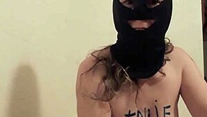 i humiliate myself as french slave with uro