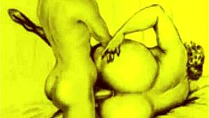 Hey, remember those vintage erotic cartoons with steamy hentai vibes from way back?