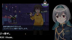 kunugi-chan's life crashes in machine translated game