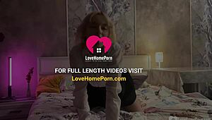 beautiful girl masturbate pussy on her bed