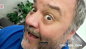 spanish beauty camila palmer bangs on first date on sofa