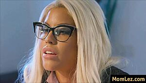 milf ceos are having lesbian sex in the office - what a sight!