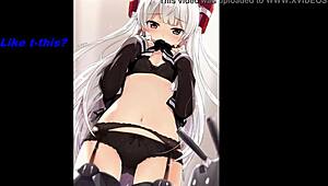 Amatsukaze and Shimakaze give dual jerk off instructions in anime hentai.