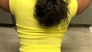 Big booty tranny, you taking that dildo deep or what?