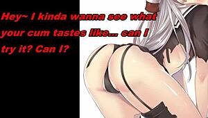 Amatsukaze and Shimakaze give dual jerk off instructions in anime hentai.