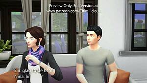 Cara Participates in Wild Orgy with Riding and Blowjobs