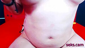 That babe has a hairy wet pussy on cam