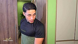 Milf Catches Roomie Spying and Demands Hard Sex Rent?