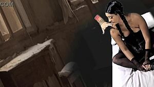 Wednesday and Thing getting wild this Halloween, full vid on Red! 🎃