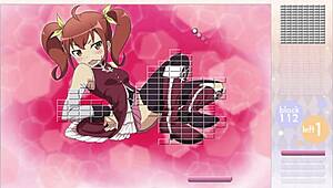 Kurusu Kanako Strips In Arkanoid