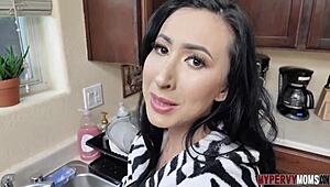 lily lane in stepson got my ass again and again