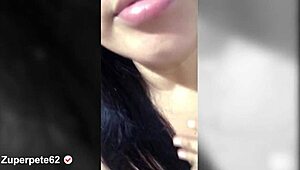 OMG, My Sexy Hermanastra Crystal Strips and Masturbates for Me!