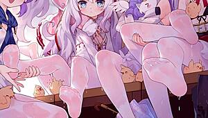 Azur Lane hentai JOI with feet, 'stroke to my commands!' 👣