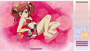 Kurusu Kanako Strips In Arkanoid