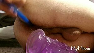 i'm playin' with my gay ass, makin' it gape wide open with anal toys.