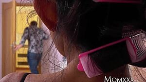 suzie q, thai landlady, demands hard doggystyle fuck