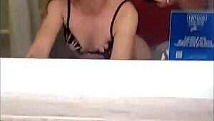 I fucked the tiny petite freshman i met at the town club in the hotel bathroom