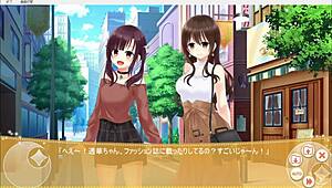 Magical Exhibitionist Girl Christhea Flashes in Wild Anime Game