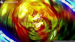 Chica rocks Miku cosplay in hentai style 😍