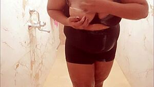 bhutan milf flashes her big boobs on webcam