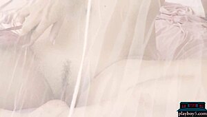 Slim Teen Blonde Hailey Afton Strips as Hot Canadian Playboy Model