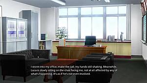 Hey, check Aya in this wild hentai game bent over for action!