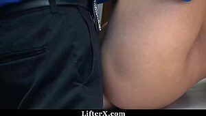 Stepmom rescues her shoplifting stepdaughter with a wild garage encounter at LifterX