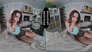 All-natural Chanel Camryn quivers in orgasms from Kyle Mason's big dick