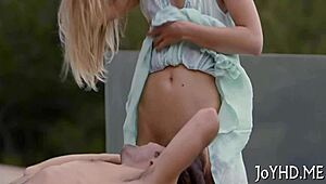 Young Teen's Pussy Split by Big Cock