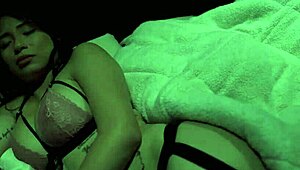 How does Batman Enano sneak into bed with curvy Thaina Fields for doggystyle?