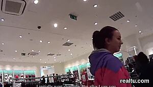 This fantastic czech nympho got tempted and banged hard in pov