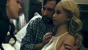 Whitney Wright With Sex Doll While Drilled