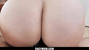 Hot Stepmom Slobbers on Stepson's Cock!