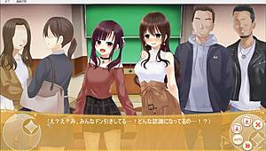 Magical Exhibitionist Girl Christhea Flashes in Wild Anime Game