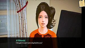 My new family 275: Redhead anime girl with small tits and big ass