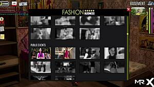 selling a dress while naked in the fashion business