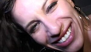 Monica Breeze, the blonde 18-year-old, takes big black cock in her tight pussy at frat house