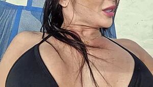 Chilling on copacabana beach with intense action.