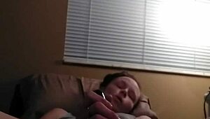 Redhead Enjoys Solo Play With Toys