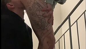 I spotted a sexy twink jerking off, so I joined and sucked his cock