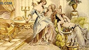 vintage erotic illustration from anime hentai retro cartoon 😍