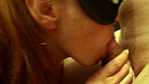 Give your friend a blowjob with cum in mouth, then swap it in passionate kissing.