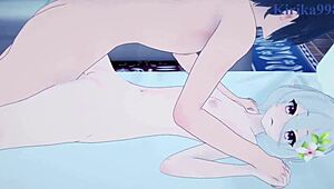 Kokkoro and Chieru have intense sex.