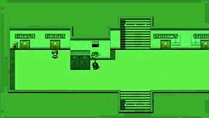 Hey, let that school boy explore the female body in the library!