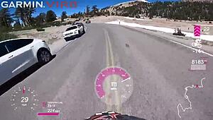 Suck my balls hard from Mt Lassen to Lake Tahoe in this wild car ride.