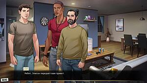 complete gameplay of our red string part 4, with big tits and dancing scenes