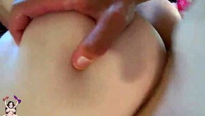 In the dorm, roommate helps train my asshole for boyfriend, feeling intense pleasure from anal creampie.