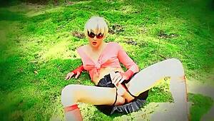 I saw a shemale in the forest, so sexy.