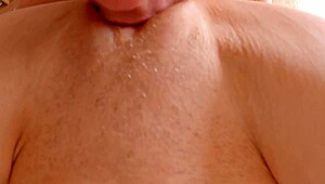 I'm hooked on licking teen pussy up close for explosive climax