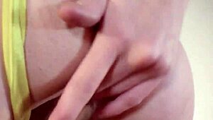 cute brunette, jerk that big cock for me?